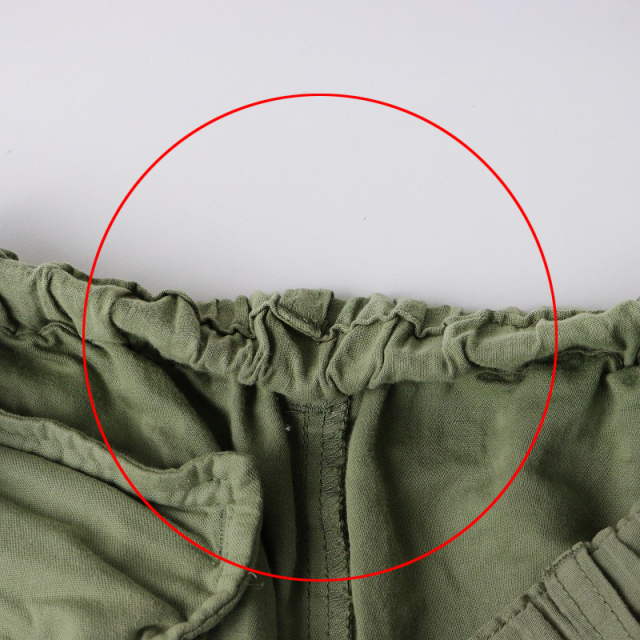 2023SS ネストローブ nest Robe コクーンカーゴパンツ F＼カーキ