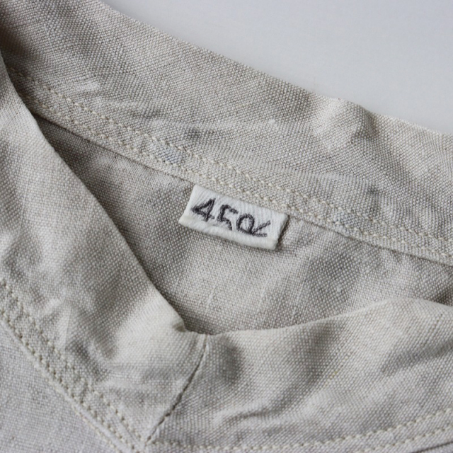 美品✨45R フォーティファイブアール リネン100 チェックブラウス シャツ 45R（フォーティファイブアール）の「インドリネンの四角