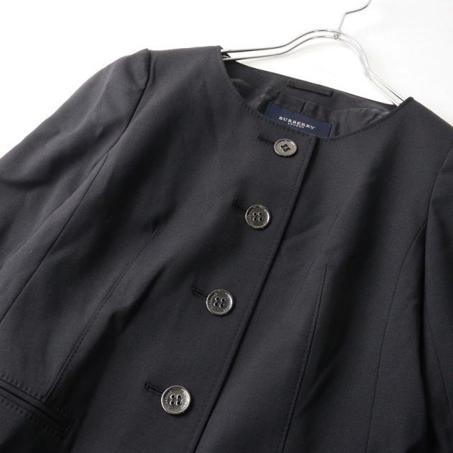バーバリーロンドン BURBERRY London ノーカラー ジャケット 36