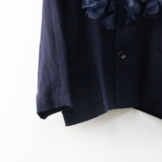 robe de chambre コムデギャルソン　ジャケット　フリル　レース コムデギャルソンrobe de chambreフリルジャケット