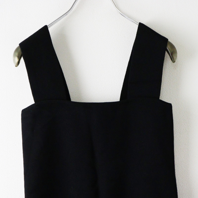 2025 PRE AUTUMN カオス Chaos シルクコンニットタンク F/ブラック  