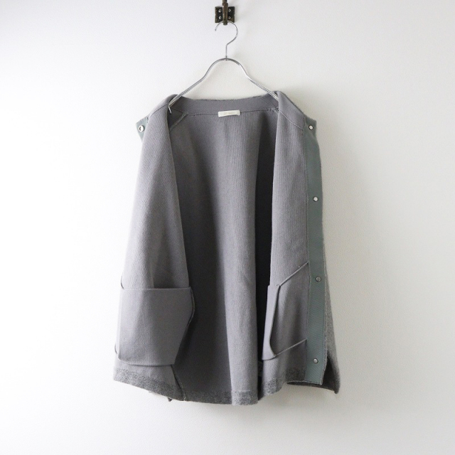 lounge dress コート　新品未使用 バイカラー パイピング BIG襟 コート Liala×PG 全3色｜lpg112