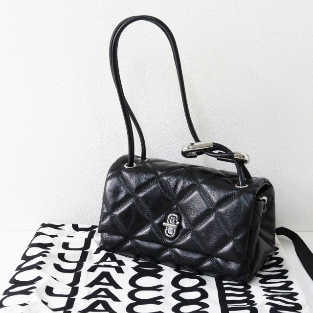 新品未使用 MARC JACOBS【ザ レザー サック バッグ ミニ】ブラック セール】THE LEATHER MINI SACK BAG/ザ レザー サック バッグ