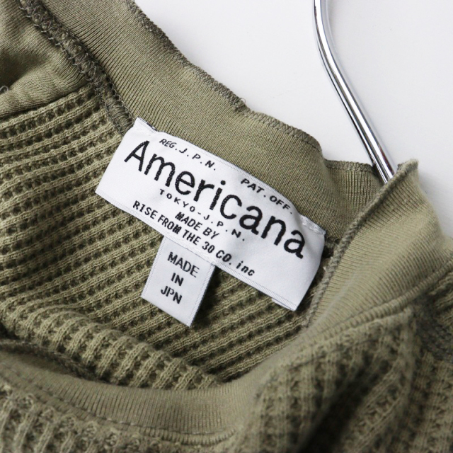 アパルトモン AMERICANA Thermal N/S TOP ネイビー アパルトモン AMERICANA S/S サーマルプルオーバー