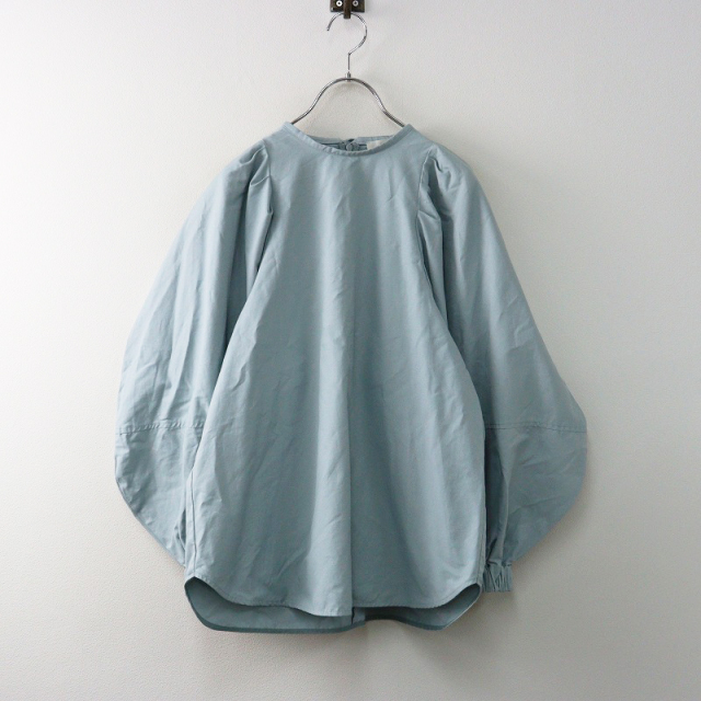 2021AW ヨリ yori ビックパフスリーブブラウス F｜ブルー系 トップス  