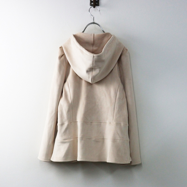 【美品】M’S GRACY エムズグレイシー ベロアジャケット 38 M 難あり 定価3.8万 2024AW エムズグレイシー M'S GRACY ジップ