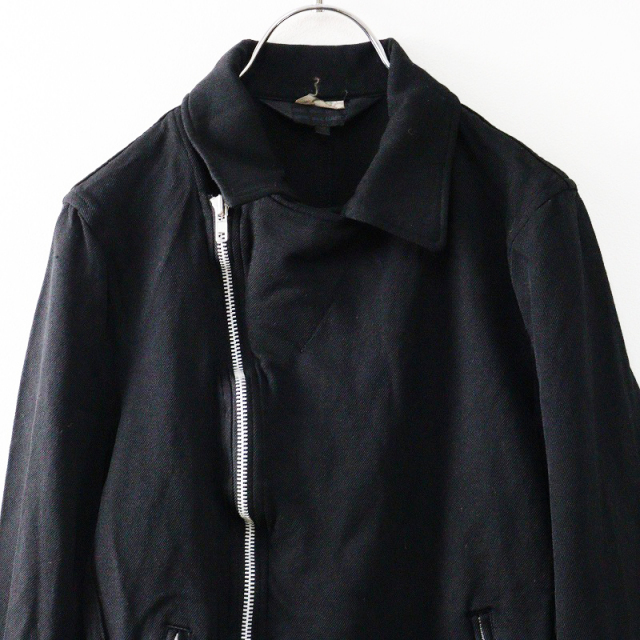 コムコムコムデギャルソン COMME des GARCONS ポリ縮 ライダース