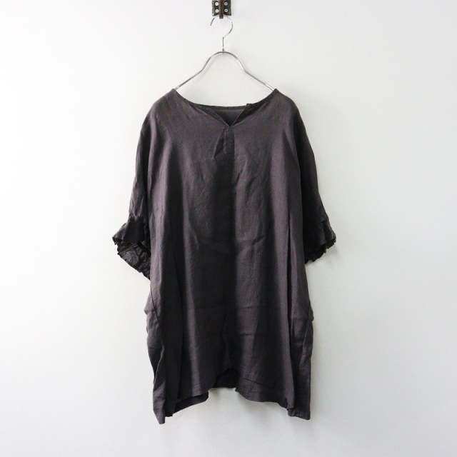 nest Robe リネンフリルスリーブチュニック nest Robe リネンフリルスリーブチュニック PICK UP 】LINEN FRILL