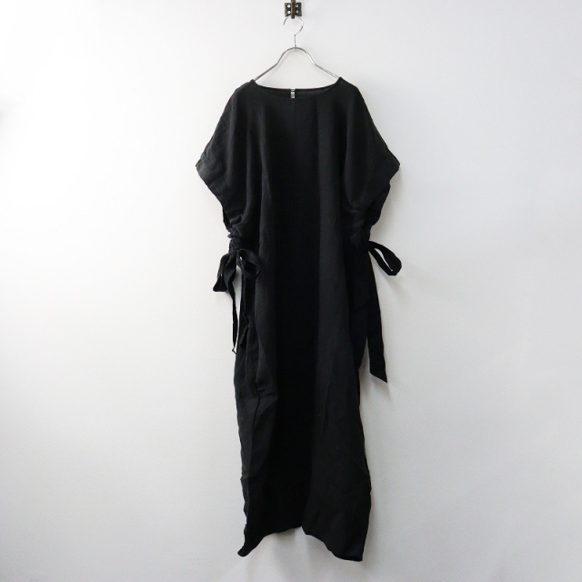 nest Robe 大谷有紀さん別注　リネンボリュームワンピース ブラック nest Robe 大谷有紀さん別注 リネンボリュームワンピース ブラック
