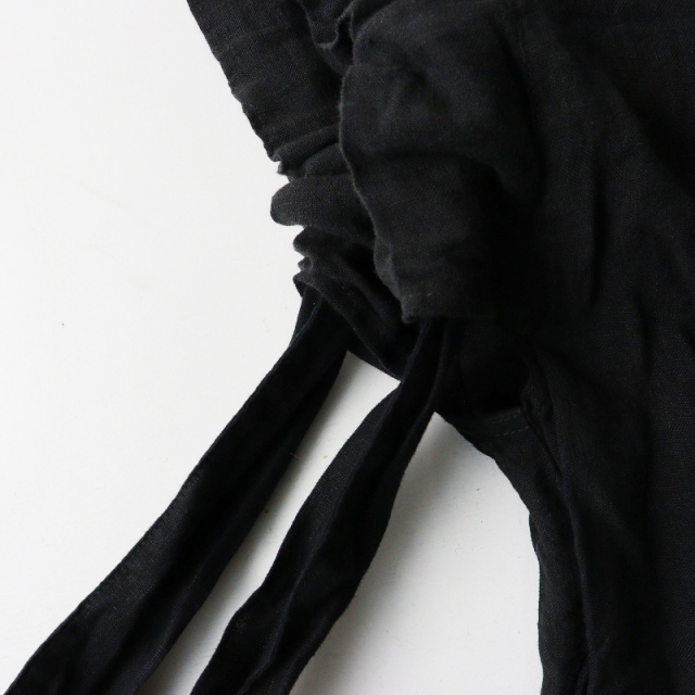 nest Robe 大谷有紀さん別注　リネンボリュームワンピース ブラック 2024SS 定価29700円 ネストローブ nest Robe 【大谷有紀さん