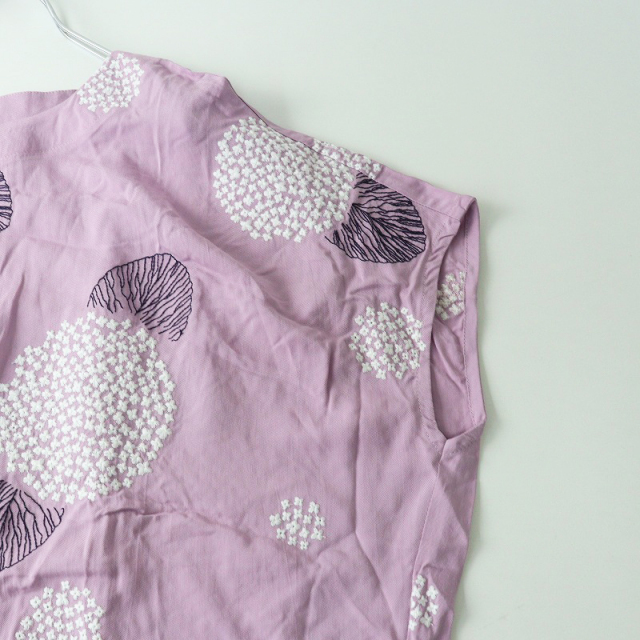 マーブルシュッド marble SUD EMBテマリバナ 刺繍 ブラウス