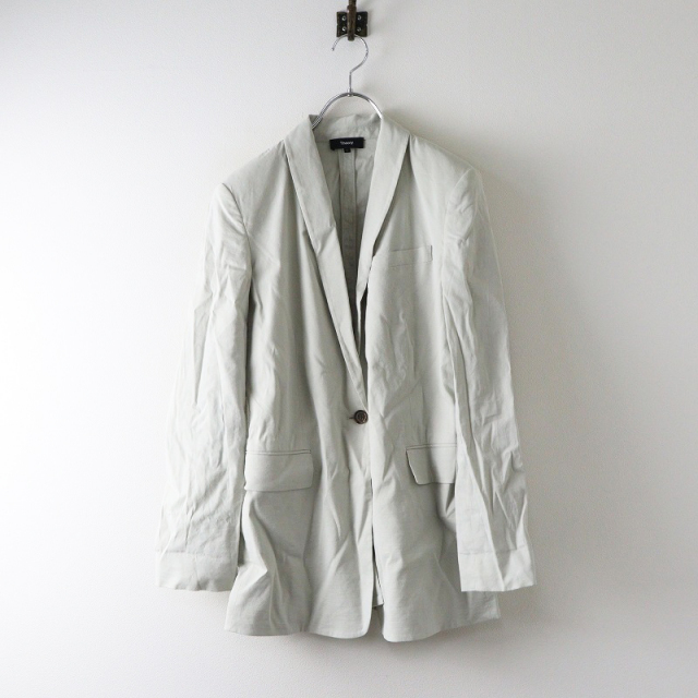 Theory セオリー完売ジャケット2024SS GOOD CRUNCH W 2024SS セオリー Theory Good Crunch W RLD SLV Shawl UL