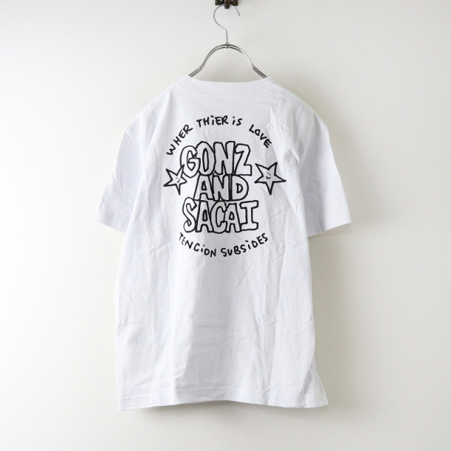 2024SS サカイ sacai GONZ AND SACAI Tシャツ 1＼ホワイト 半袖