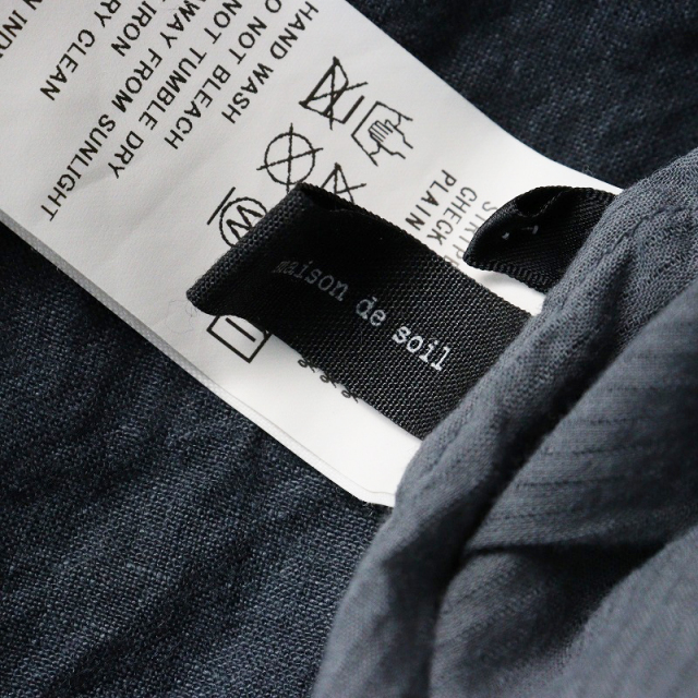 メゾンドソイル maison de soil コットン×リネン パッチワーク ミニ  