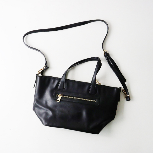 エムズグレイシー M'S GRACY パールスタッズトート ｜ブラック