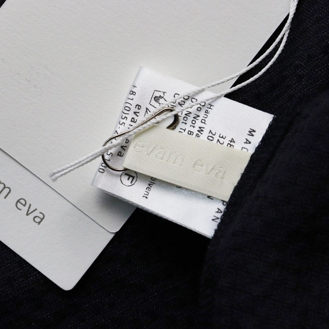 未使用 2025SS エヴァムエヴァ evam eva E251T127 linen silk poncho  