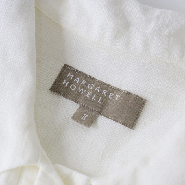 極美品 22SS マーガレットハウエル FINE LINEN SHIRT リネン 極美品 22SS マーガレットハウエル FINE LINEN SHIRT リネン