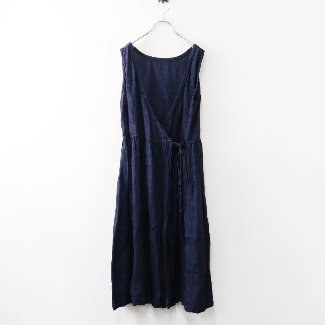 ネストローブ nest Robe リネン カシュクール ノースリーブ
