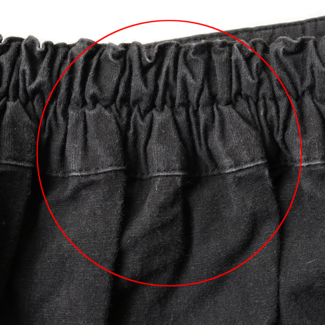 期間限定価格】山中とみこ CHICU+CHICU5/31 タック テーパードパンツ