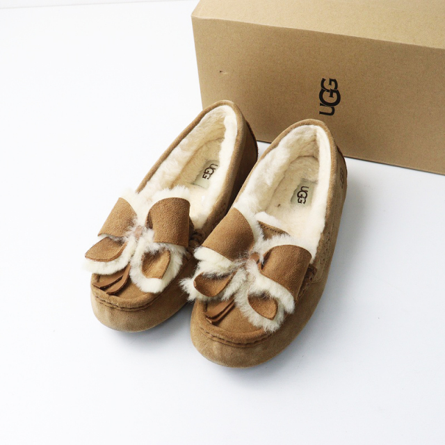 新品UGG アグ レディース　モカシン　スリッポン　ベージュ　リボン 楽天市場】アグ スリッポン（レディース靴｜靴）の通販