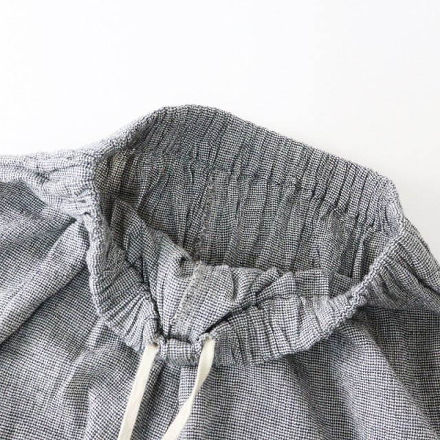 2024SS 中川政七商店 綿麻のちりめん織ロングキュロット