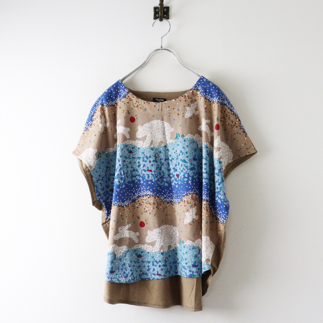 美品 マーブルシュッド marble SUD Kirie プリント フレンチ