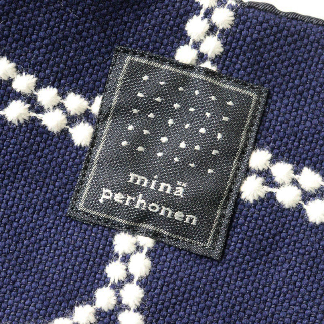 美品: mina perhonenミナペルホネングローブバックday dream 美品: mina perhonenミナペルホネングローブバックday dream