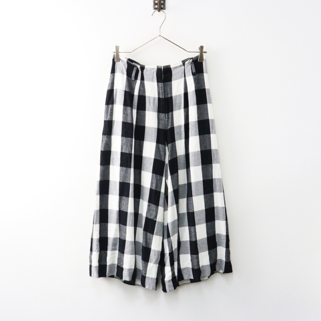 エムズグレイシー未使用ギンガムチェックパンツ40 ギンガム