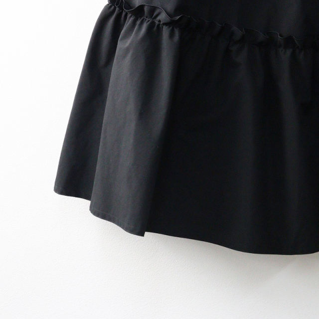 エムズグレイシー　黒スカート40　リボン付き　新品未使用品 未使用 2021年製 エムズグレイシー M'S GRACY フリル リボン
