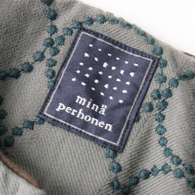 2022AW ミナペルホネン mina perhonen tambourine ブルゾン 40