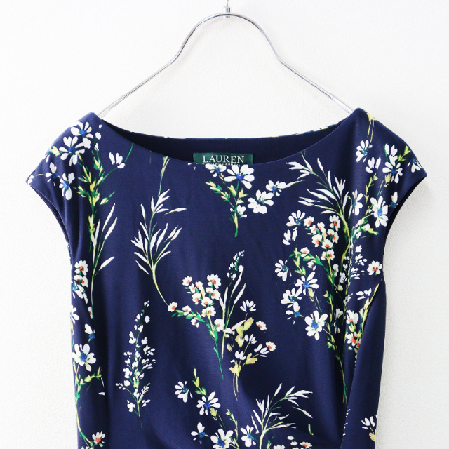 LAUREN RALPH LAUREN フラワープリント ワンピース 2 ローレンラルフローレン LAUREN RALPH LAUREN フラワープリント