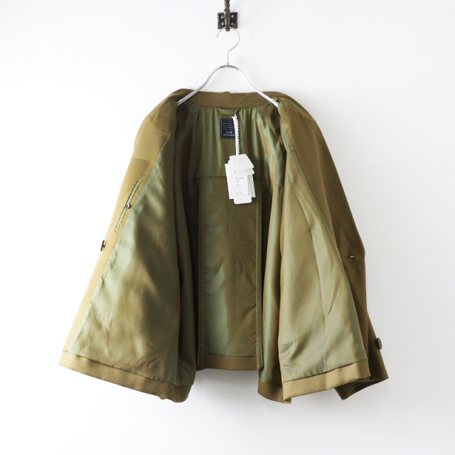 美品　minä perhonen グリーンleaf コート 38 petal feather コート - minä perhonen