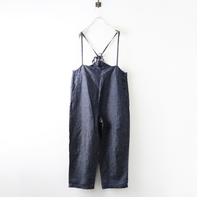 ネストローブ nest Robe コットンリネンダンガリーサロペット