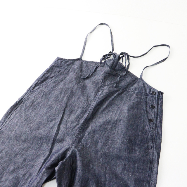 完売　ネストローブ　ダンガリーオールインワン UpcycleLinoのダンガリーカバーオール | | nest Robe Shop Blog