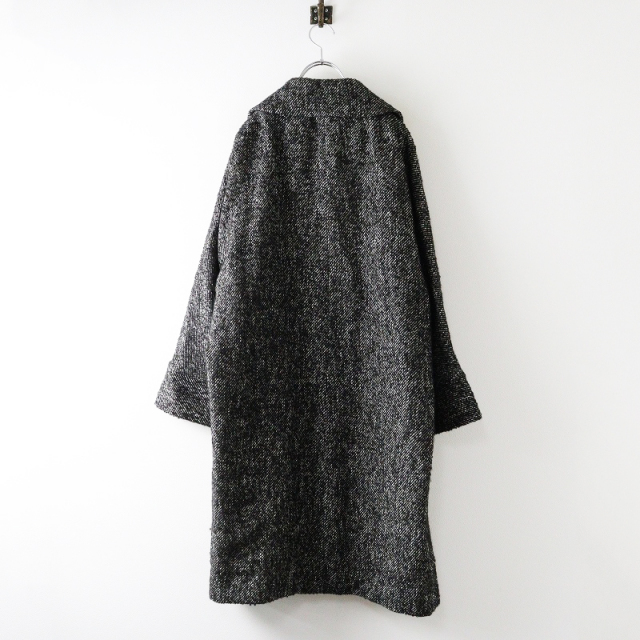 美品 定価6.8万 ティッカ TICCA ツイードテントコート F