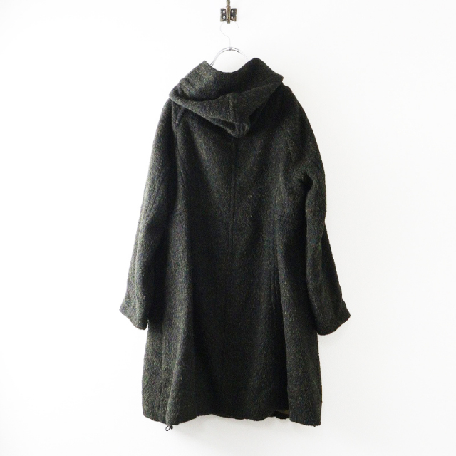 【美品】Dw2R〈センソユニコ〉変形襟サイドスリットロングジレ黒40（L） Sensounico センソユニコ Dw2R サイドプリーツジャンスカ