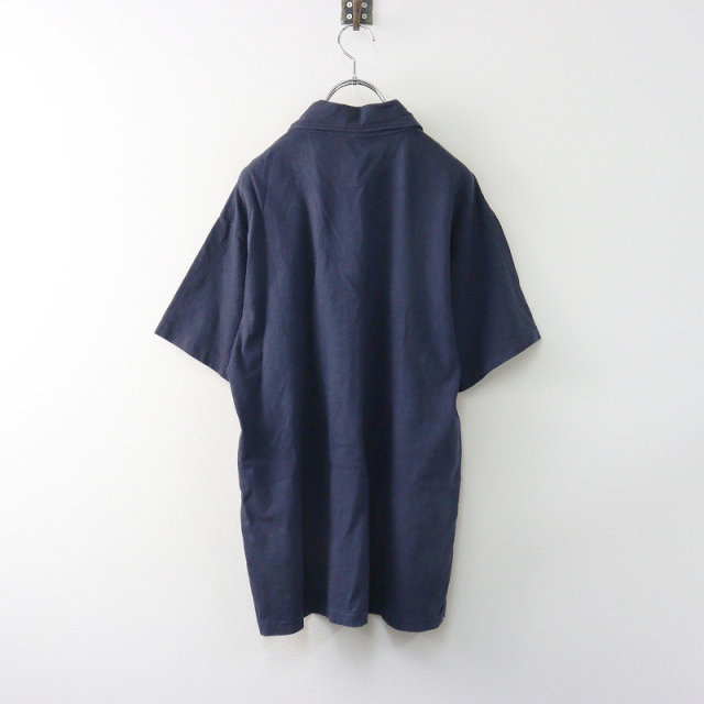 45R フォーティファイブアール ポロシャツ ネイビー 3サイズ 半袖 刺繍 45R フォーティファイブアール ポロシャツ ネイビー 3サイズ