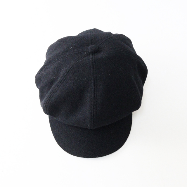 美品 人気 CA4LA カシラ シンプル 無地 キャスケット ブラック黒 茶 WASHABLE GAJI10(ONESIZE BLACK): キャスケット｜帽子通販