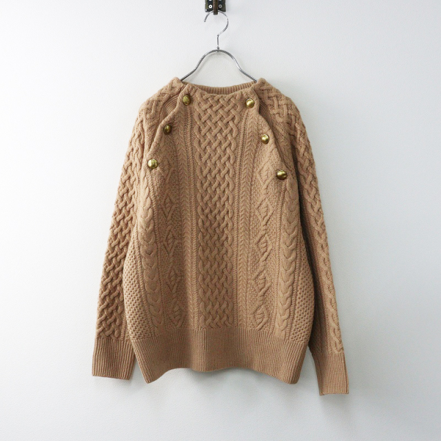 ユキエモン ケーブル編みニットセーター 3L ユキエモン ケーブル編みニットセーター 3L タートルネック ニット