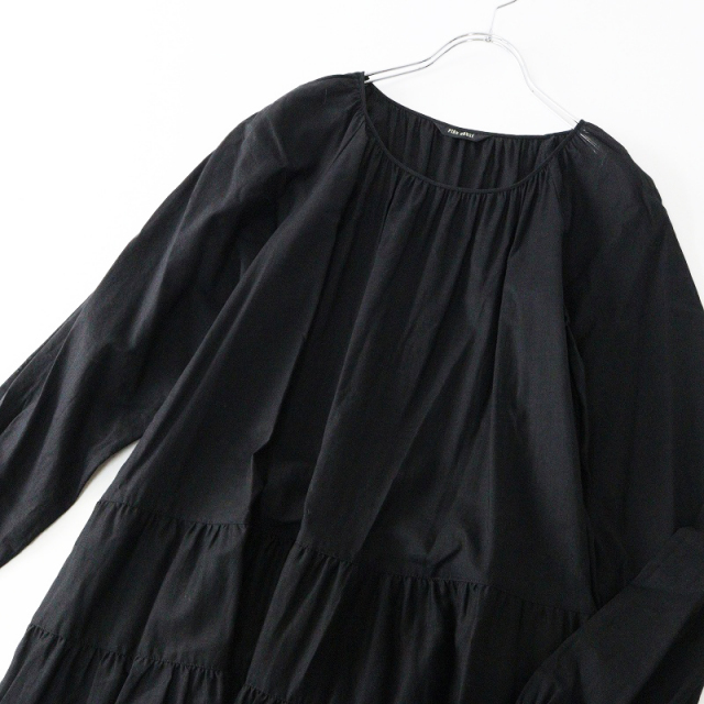 美品 ピンクハウス PINK HOUSE 綿ローン ピコフリル ティアード