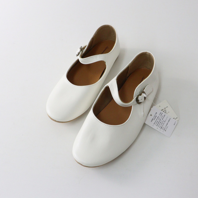 nagonstansナゴンスタンスレザーフラットシューズ オフホワイト37 nagonstansナゴンスタンスレザーフラットシューズ オフホワイト37