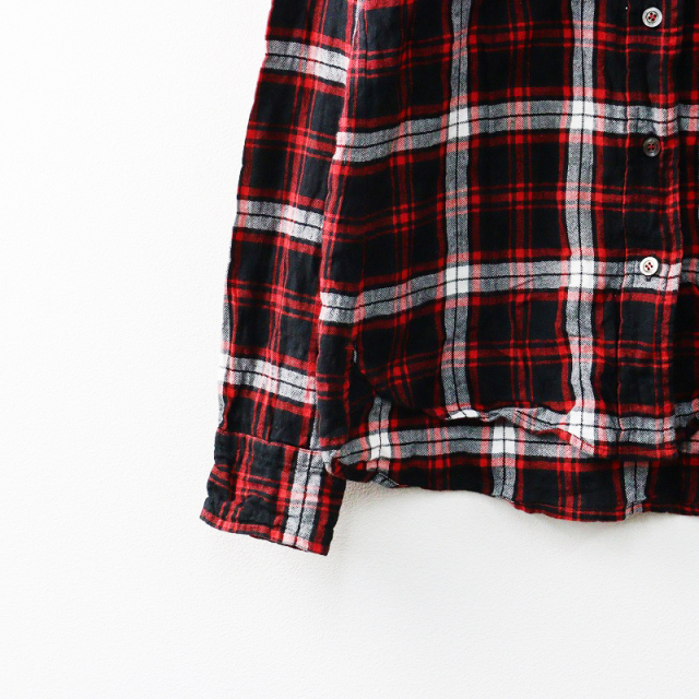 HUG O WAR ハグオーワー　カフェ　長袖T ブラック クロスアンドクロス ハグオーワー クロスアンドクロス HUG O WaR Cloth&Cross