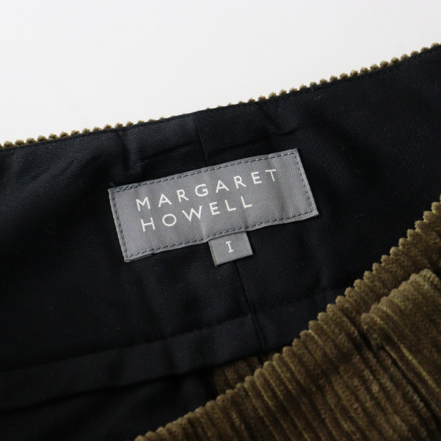 MARGARETHOWELL23AW 8 WALE COTTON パンツ MARGARETHOWELL23AW 8 WALE