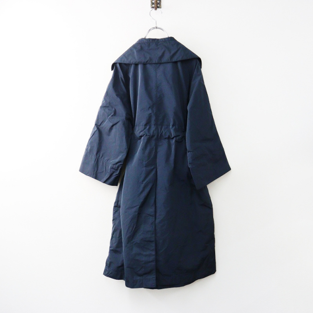トゥジュー TOUJOURS オーバーサイズトレンチローブコート 2｜ネイビー