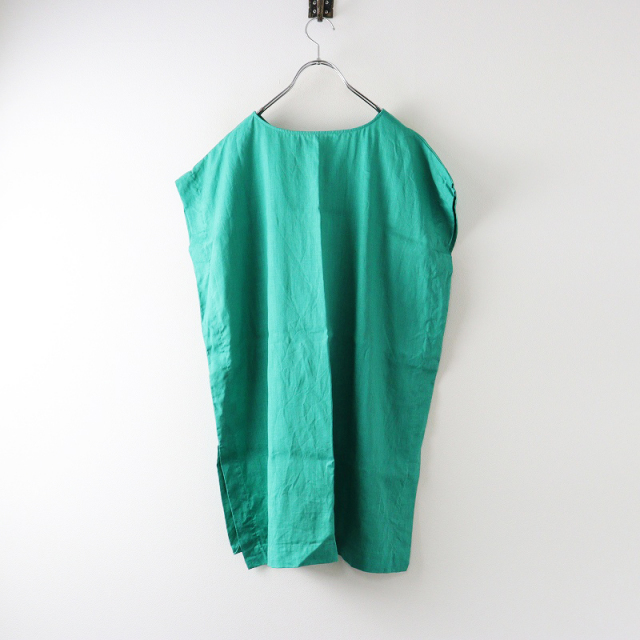 中川政七商店 麻のサマーチュニック ブルー フリーサイズ 日本製 リネン 中川政七商店 麻のサマーチュニック ブルー フリーサイズ 日本製