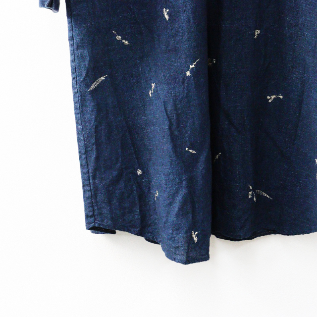 パラスパレス Pal'las Palace コットン インディゴ染め フラワー