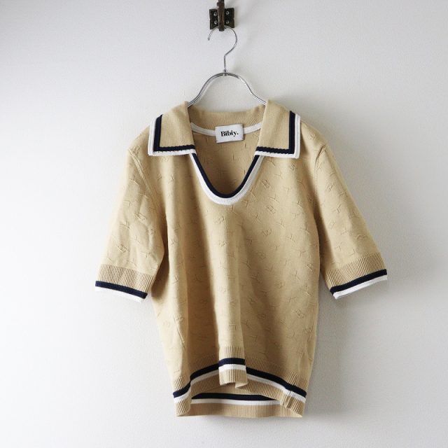 Bibiy ビビィ B. SAILOR KNIT ニット セーラー トップス BIBIY. MADE