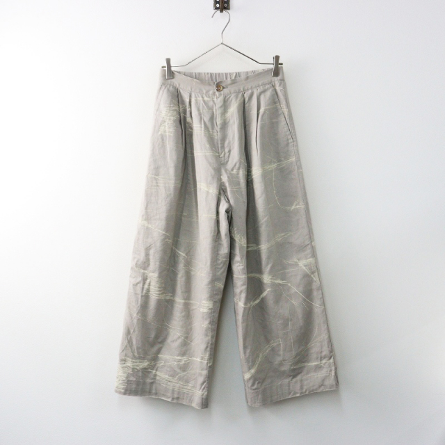 パラスパレス　リネンガウチョパンツ パラスパレス Pallas Palace ガウチョパンツ ワイドパンツ コットン