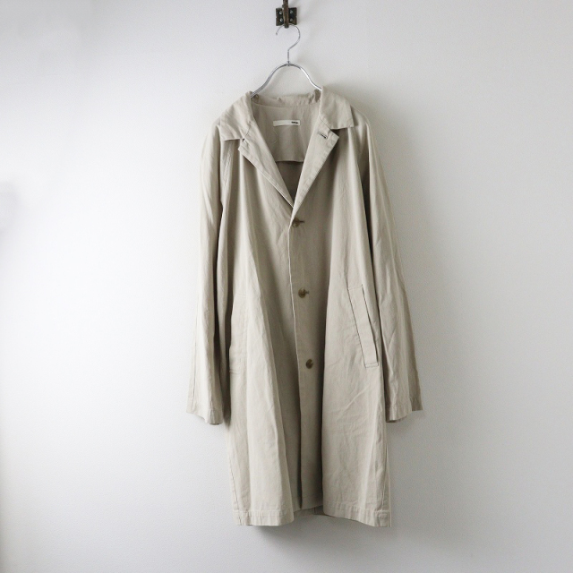 evam eva コットンヘンプシングルトレンチコート ライトベージュ サイズ1 evam eva コットンヘンプシングルトレンチコート ライトベージュ サイズ1