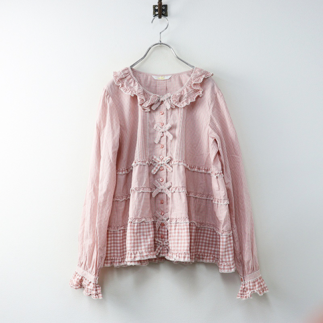 PINK HOUSE 薔薇 チュール ティアード ピコフリル ジャケット PINK HOUSE 薔薇 チュール ティアード ピコフリル ジャケット PINK